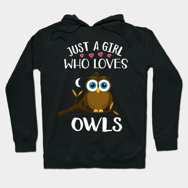 Just A Girl Who Loves Owls | Owl Poison Hoodie by RRDESIGN